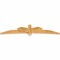 Ekena Millwork Alberta Rough Sawn Timber Gable Bracket, Western Red Cedar, 108"W x 22"H x 4"D x 6"F, 5/12 Pitch GBW108X22X0406ALB00RWR - alternate 3